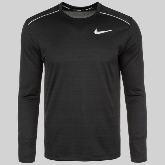Nike Black Long Sleeve Miler T-Shirt